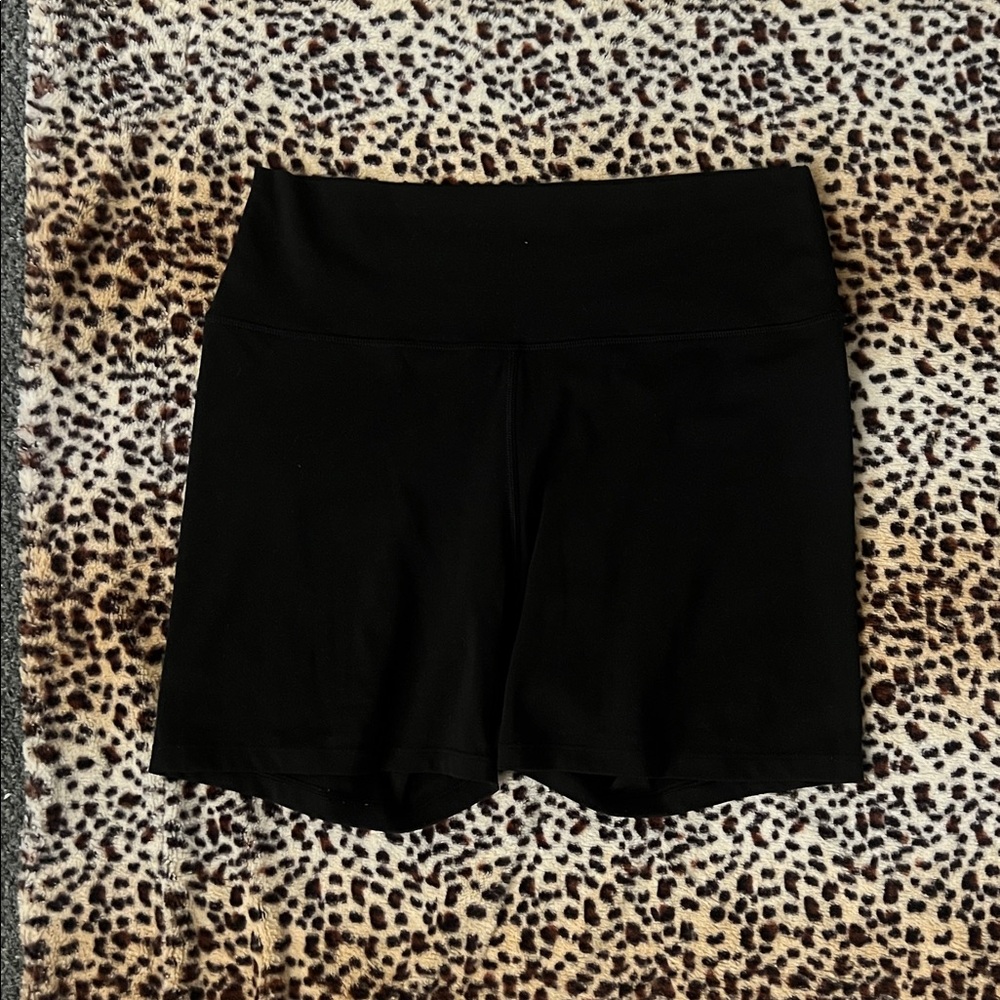 Black High-Waisted Shorts